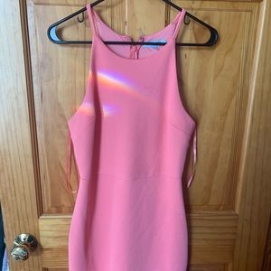 She & Sky Pink women’s fitted dress size medium